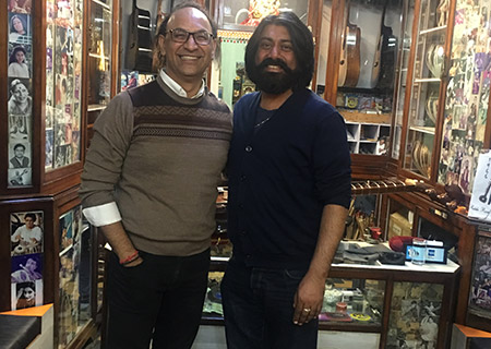 Ajay with Talvin Singh