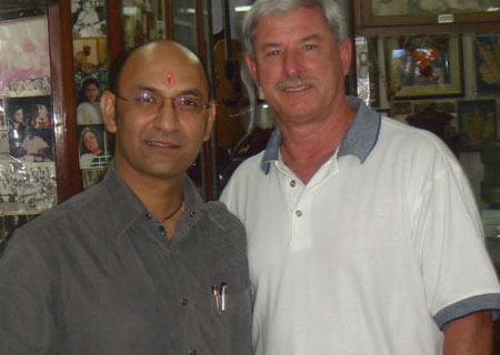 Ajay with
Sir Richard Hadley