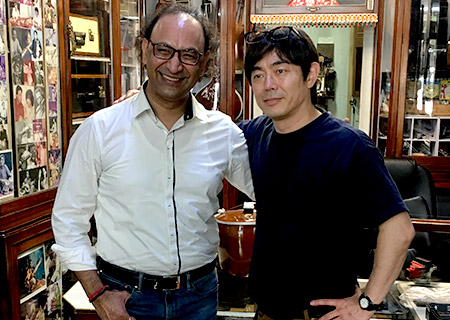 Ajay with Miyazawa Kazufum