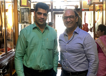 Ajay with Honourable Ashwin Adin